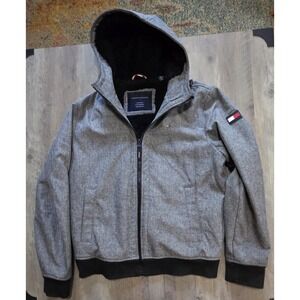 Tommy Hilfiger Water Resistant/ Wind Resistant Sherpa Lined Gray Jacket Men M
